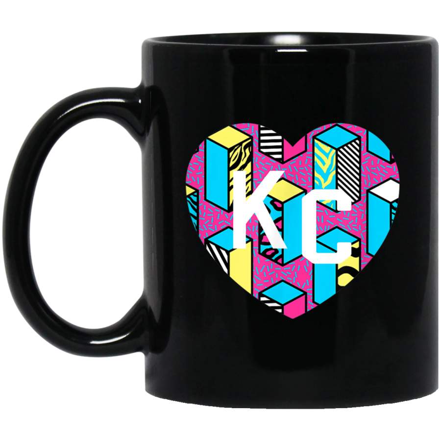 KC Heart Retro Series 80s 90s Kansas City Hearts Throwback Mug