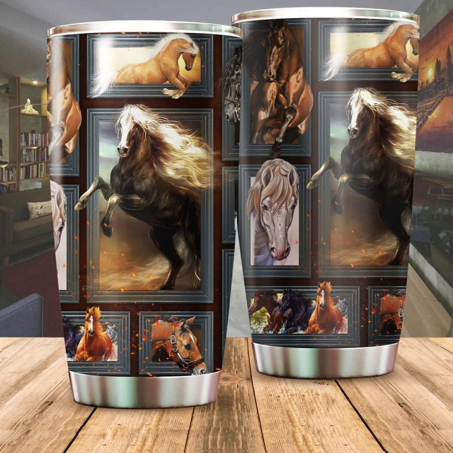 Horse Speed Stainless Steel Insulated Tumbler Cups