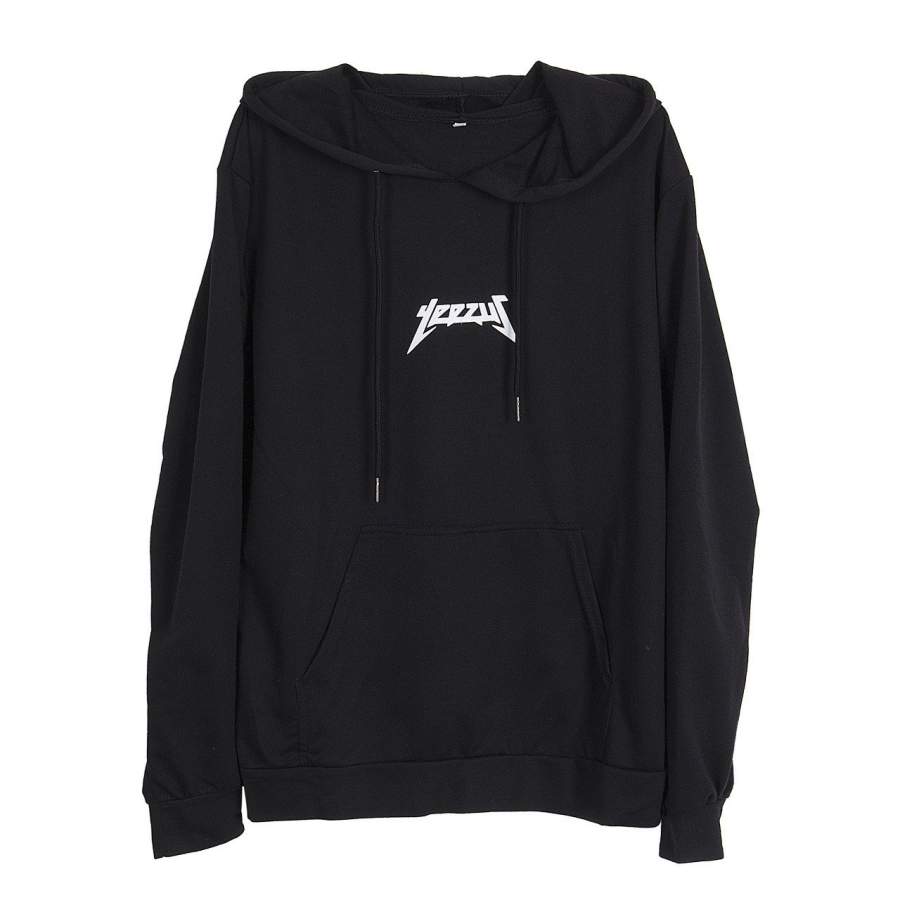 Yeezus Women’s & Men’s Unisex Casual Black Kanye West Pullover Hoodie