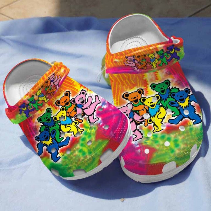 Dancing Bear Clogs Crocss Shoes For Men Women Kids