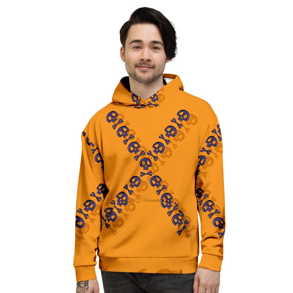 X Halloween Print Men’S Hoodie