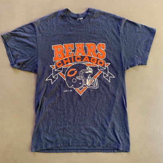 Vintage 80S Chicago Bears Shirtedium Shirt