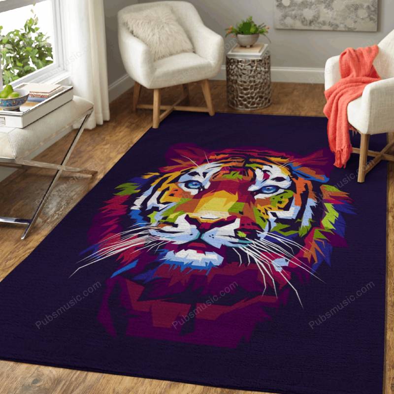 Tiger Pop Art – Animals Pop Art Wpap Rug Mats – Carpet