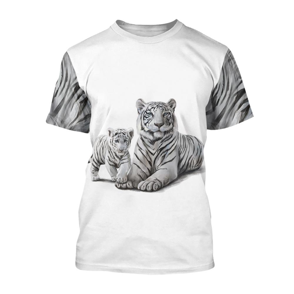 White Tiger 9Basic All Over Print Shirt