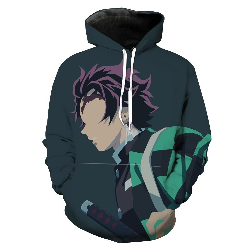 Tanjiro Kamado Demon Slayer Hoodie 3D