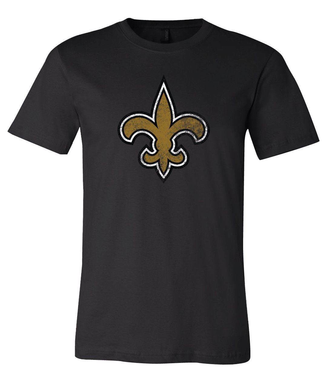 New Orleans Saints Distressed Vintage Logo  Shirt