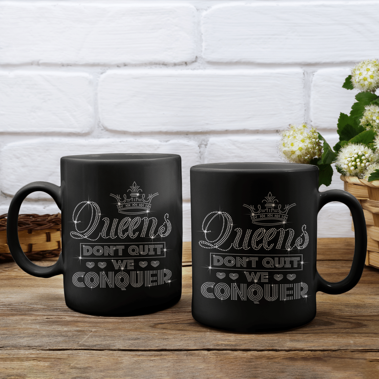 Mug For Queen Black Queen Gift Queens Don’T Quit We Conquer Mugs