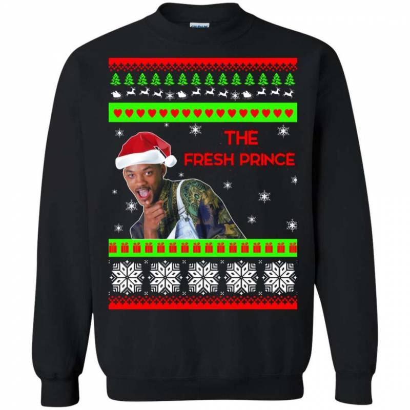 The Fresh Prince Merry Christmas ugly sweater