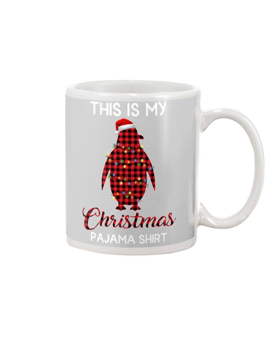 Cute Penguin This Is My Christmas Pajama Shirt Gift For Penguin Lovers Mug