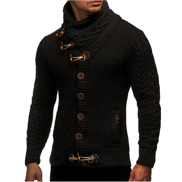 2022 Winter Cardigan Men Wool Jackets Thick Cardigan Coats Mens Brand Clothing Knitted Sweatercoat Button Coat Male Sweater Top alx