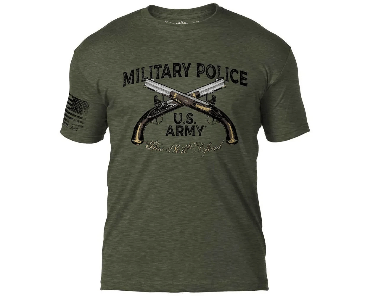 Vintage Military Police Us Army This We’Ll Defend T-Shirt 3D