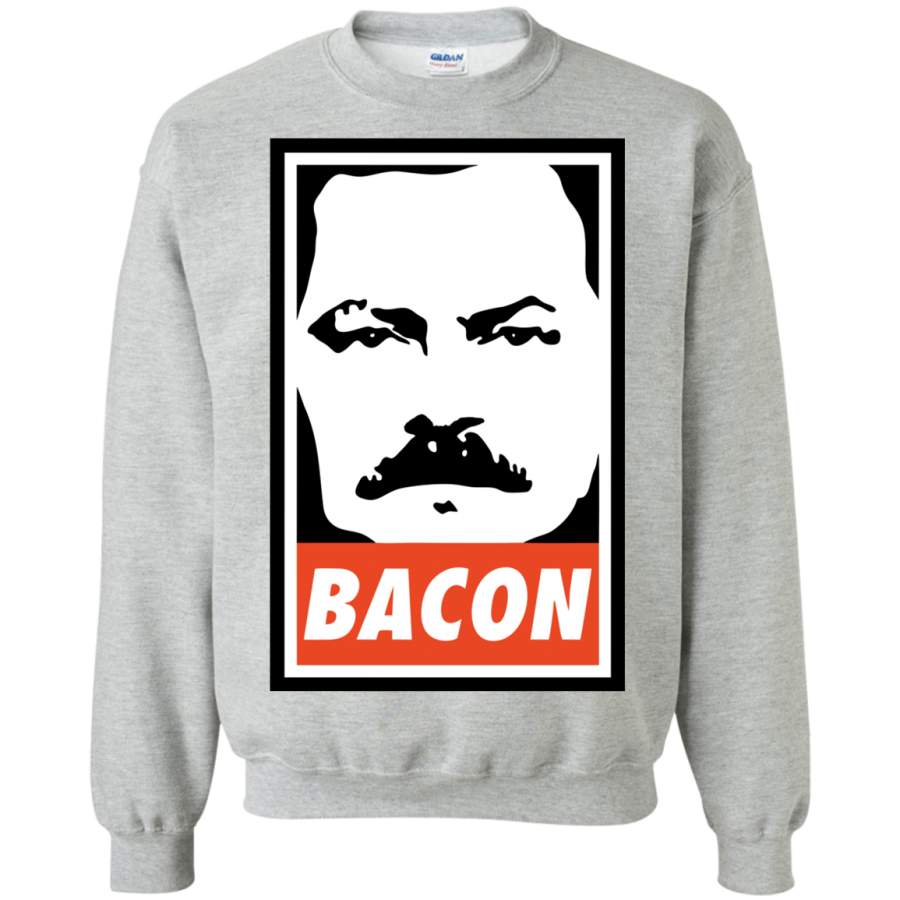 AGR Ron Swanson – Bacon Crewneck Pullover Sweatshirt