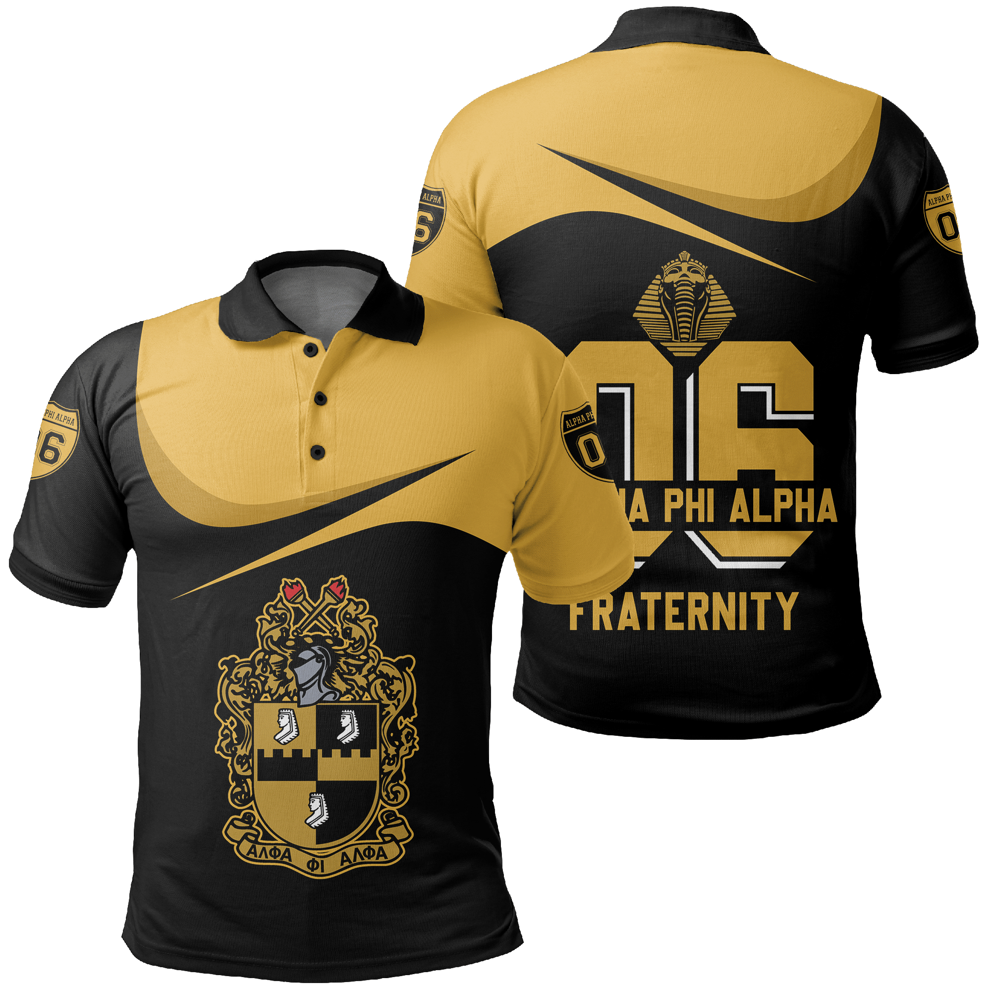 Wonder Print Shoppolo Shirt – Alpha Phi Alpha Curve Style Polo Shirt Lt10