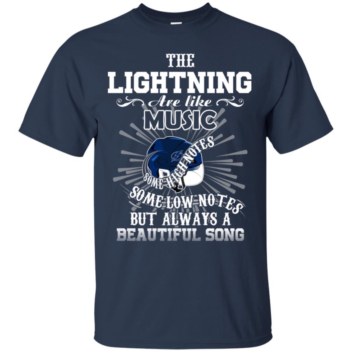 The Tampa Bay Lightning Are Like Music Tshirt For Fan