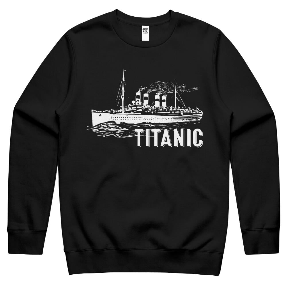 Rms Titanic Ship Tee Perfect Gift Idea Youth Vintage Titanic Crewneck Sweatshirt