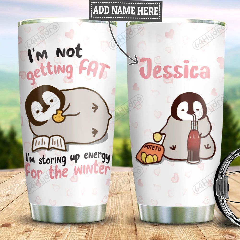 Personalized Winter Penguin Hlz2310016 Stainless Steel Tumbler