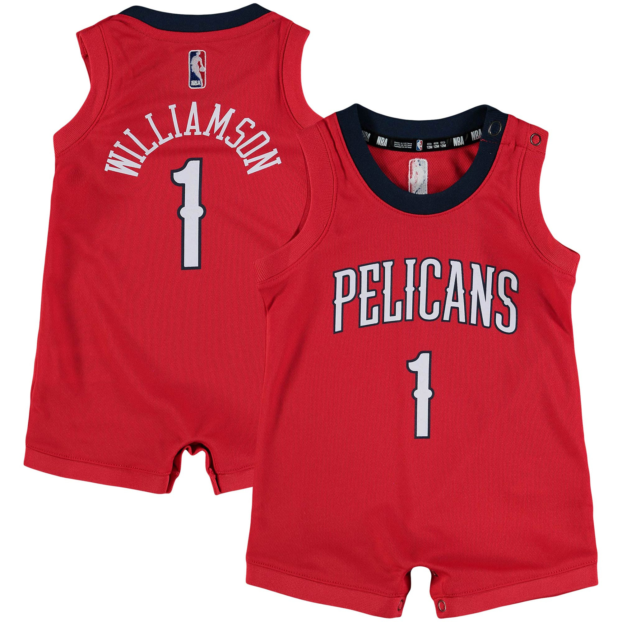 Zion Williamson New Orleans Pelicans Infant Replica Jersey – Red NBA