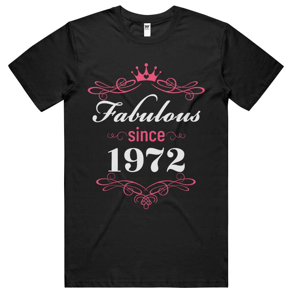 Fabulous Since 1972 50Th Birthday Shirt For Women Gift T Shirts