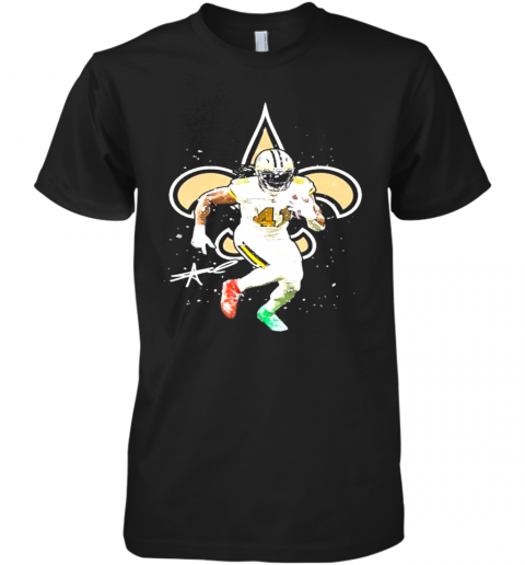 Alvin Kamara New Orleans Saints Signature Premium Men’S T-Shirt