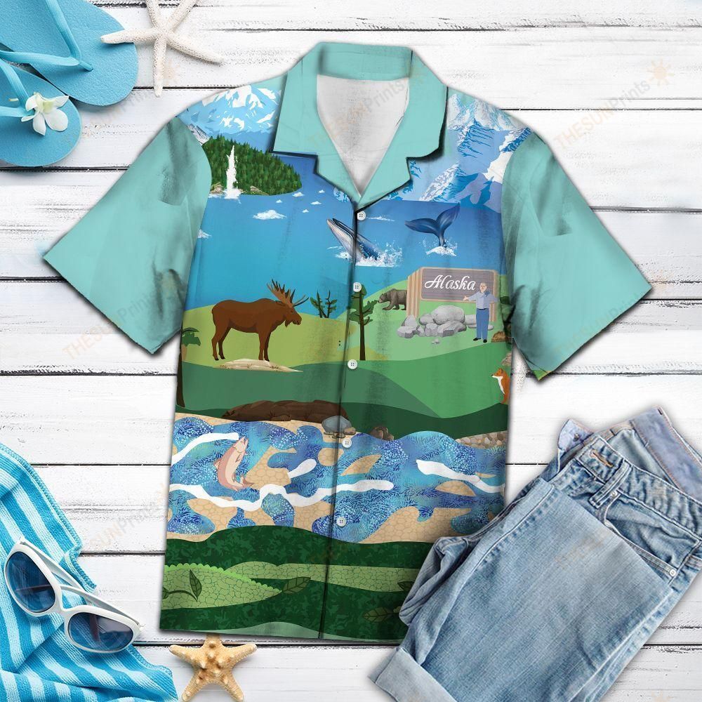 Portrait Of Alaska Hawaiian Shirt Ha35816