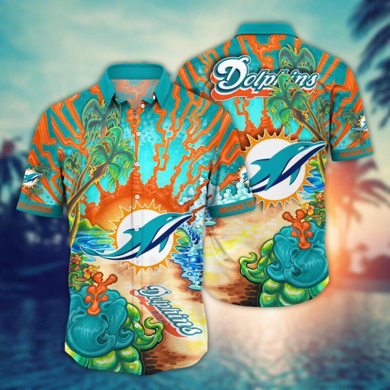 Miami Dolphins Nfl Flower Hawaii Shirt  Custom Summer Football V12