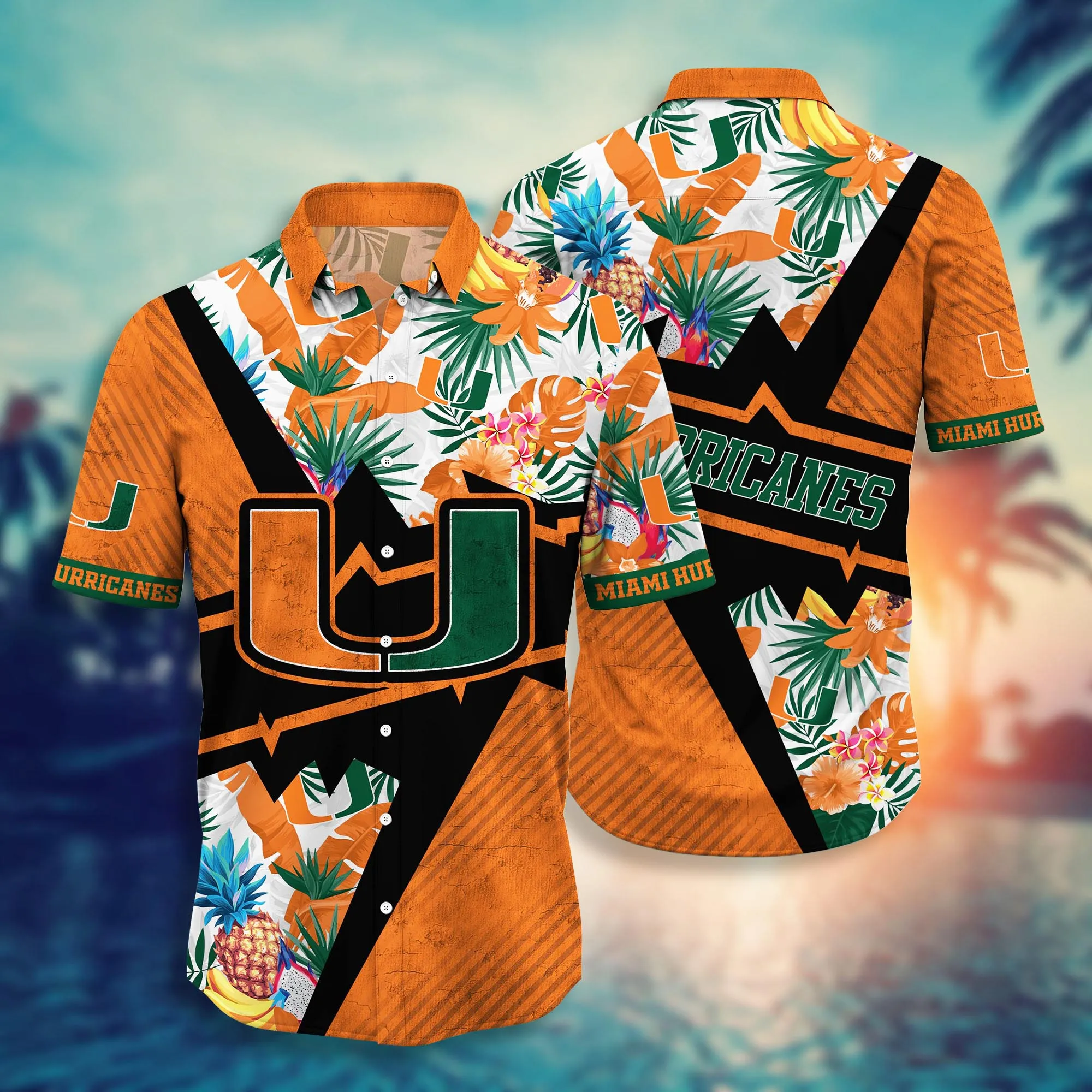 Miami Hurricanes NCCA Hawaiian Shirt Barbecues Aloha Shirt