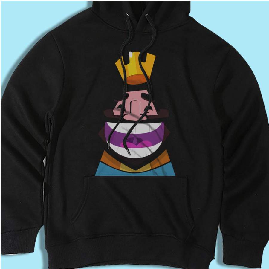 Clash Royale Emoticon Laughing King Men’S Hoodie