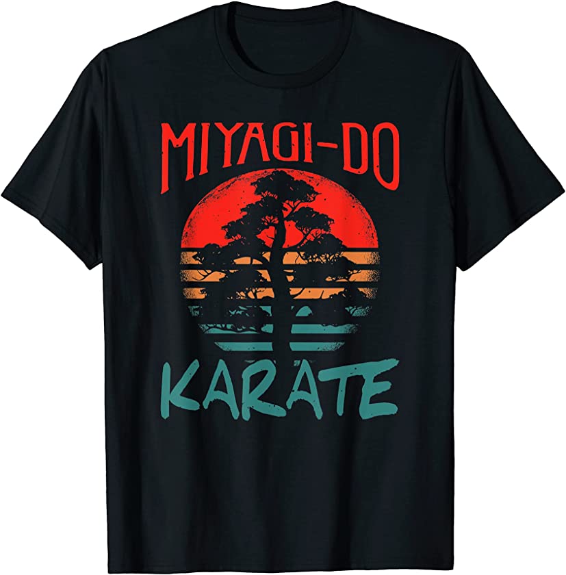 Vintage Miyagi-Do Karate Bonsai Tree T-Shirt