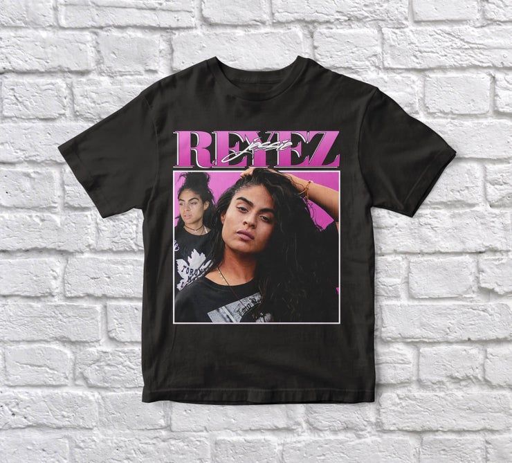 Jessie Reyez 90 S Vintage Black Shirt