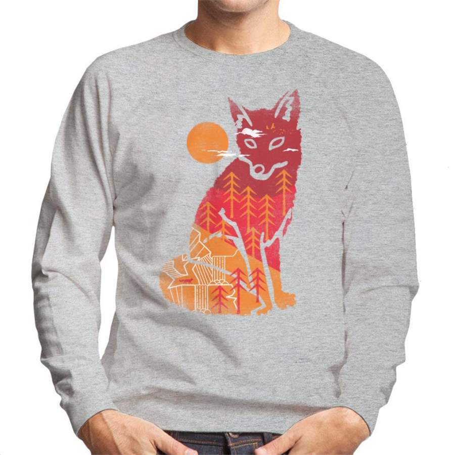 Wild Fox Forest Men’s Sweatshirt