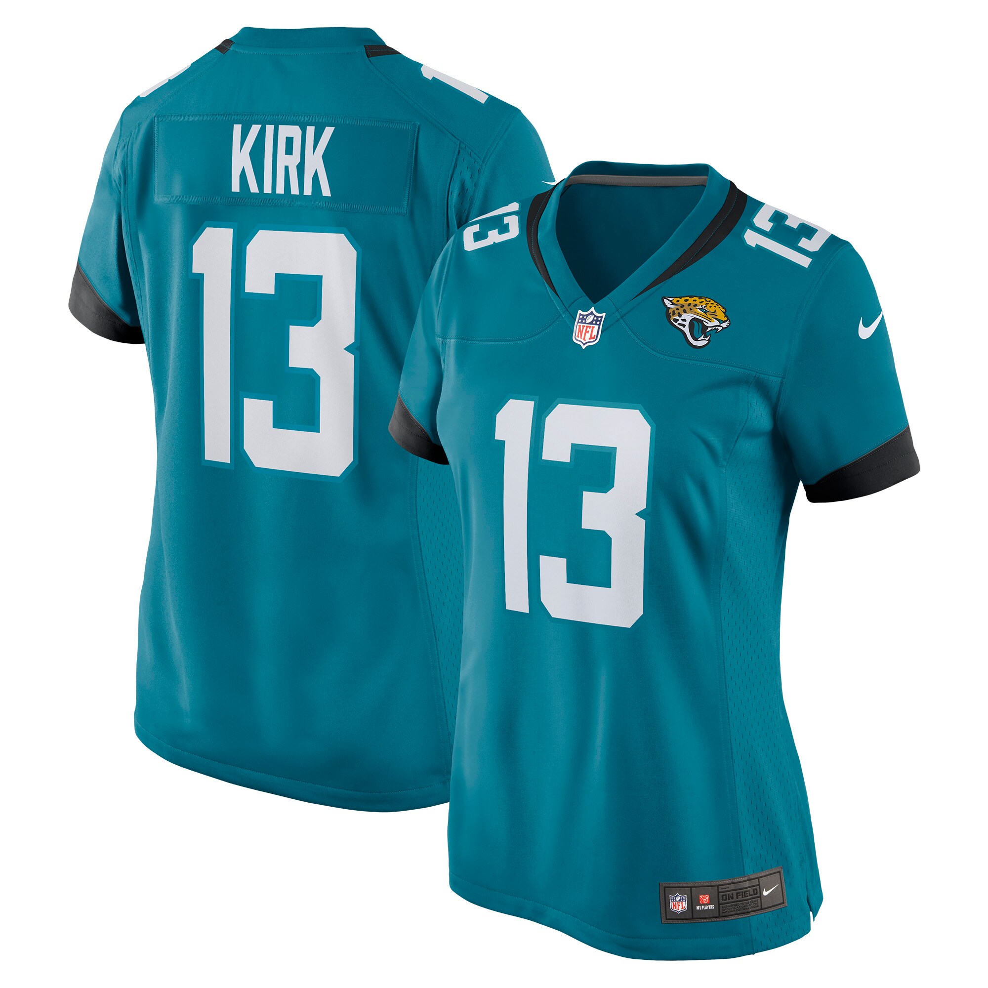 Women’s Jacksonville Jaguars Christian Kirk Teal Game Jersey