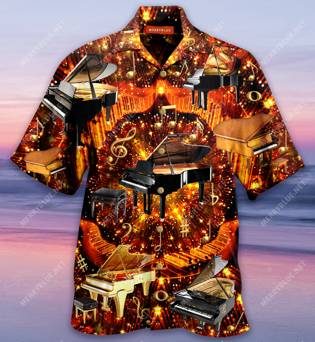 Let The Music Speak For Itself Piano Unisex Hawaii Shirt Ha103037