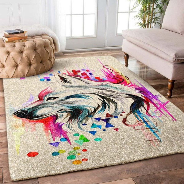 Wolf 17 Area Rug Living Room Rug Home Decor Floor Decor VH3