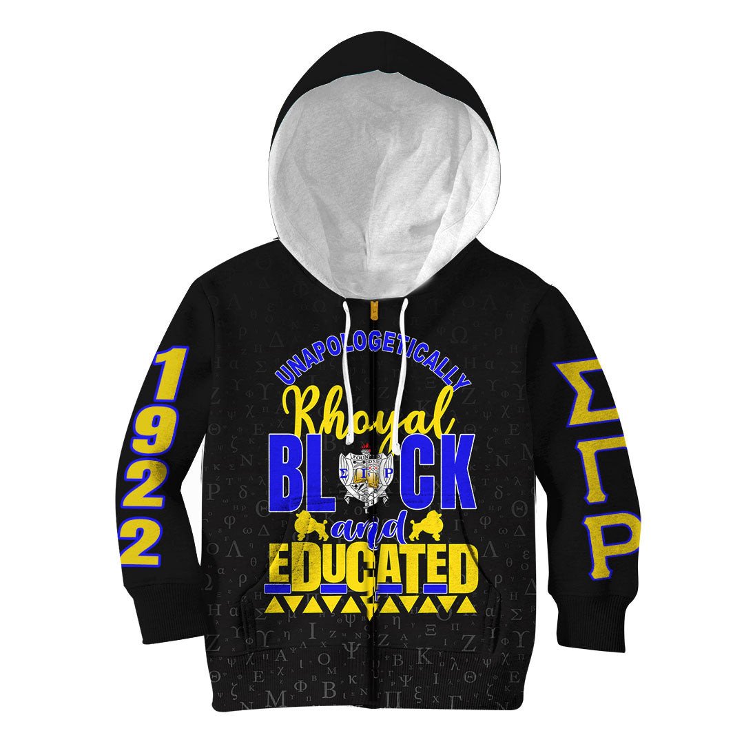 Wonder Print Hoodie – Sigma Gamma Rho Hoodie Kid