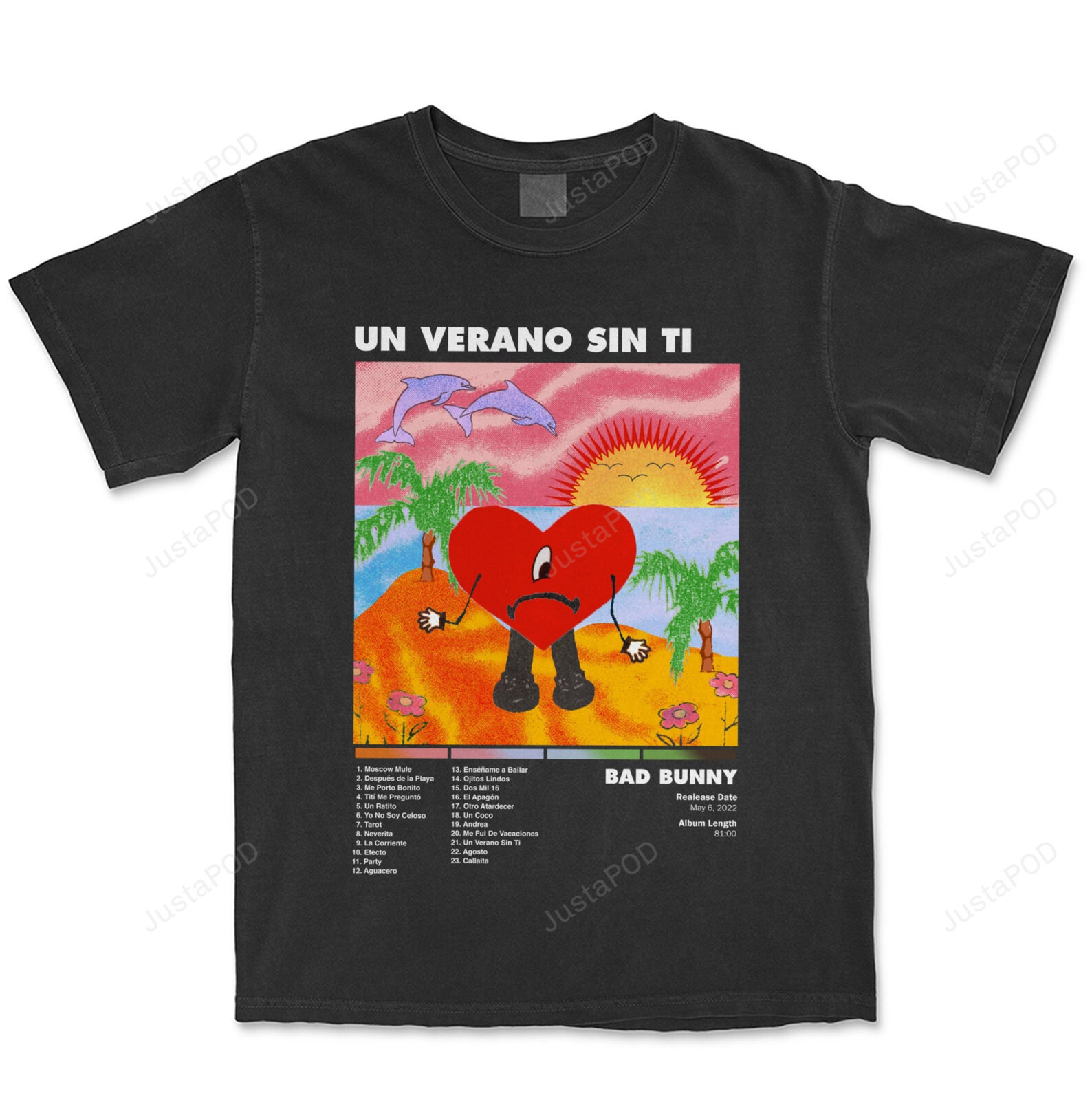 Bad Bunny Shirt, Un Verano Sin Ti Shirt, Bad Bunny Merch Shirt, Bad Bunny Un Verano Sin Ti Unisex T-Shirt, Benito Ocasio Shirt, Un Verano Sin Ti Solo Album Shirt