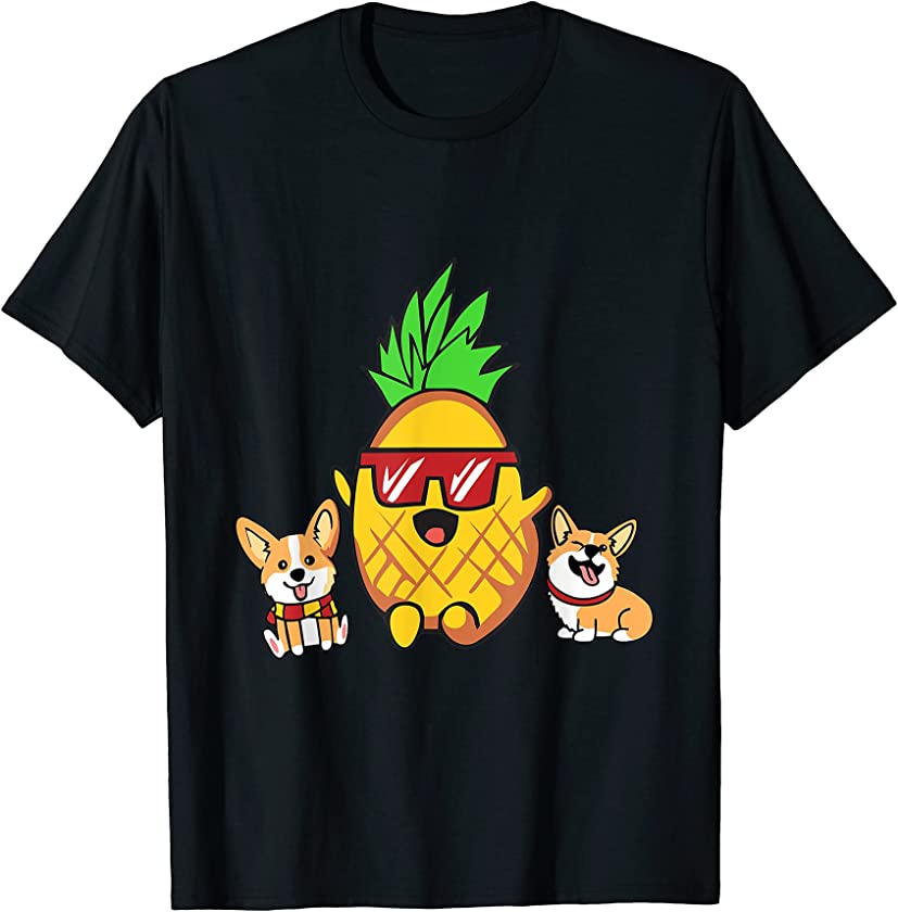 Pineapple Corgi, Gifts For Puppy Lovers, Funny Dog T-Shirt