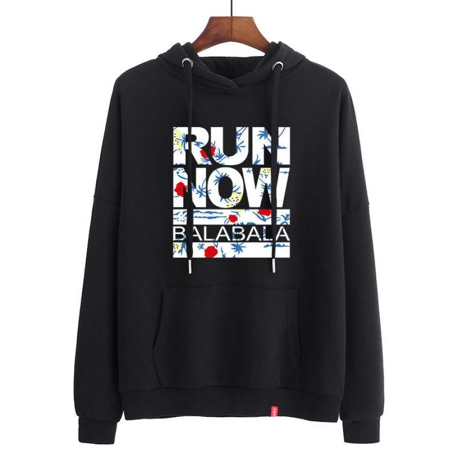 Motivation RUNNING Quotes hoodie for Girl Pop Sports Hoodie Ideal Present For Girl Friend or Daughter