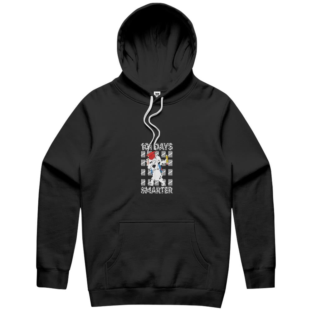 101 Days Of School Dalmatian Dog 100 Days Smarter Teacher Hoodie