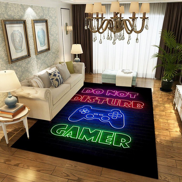 Do Not Disturb Gamer Rug, Living Room Rug – Home Decor  Floor Decor