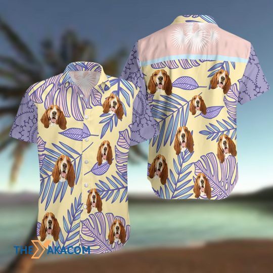 Awesome Basset Hound Funny Summer Gift For Dog Lovers Hawaiian Shirt Ha101151