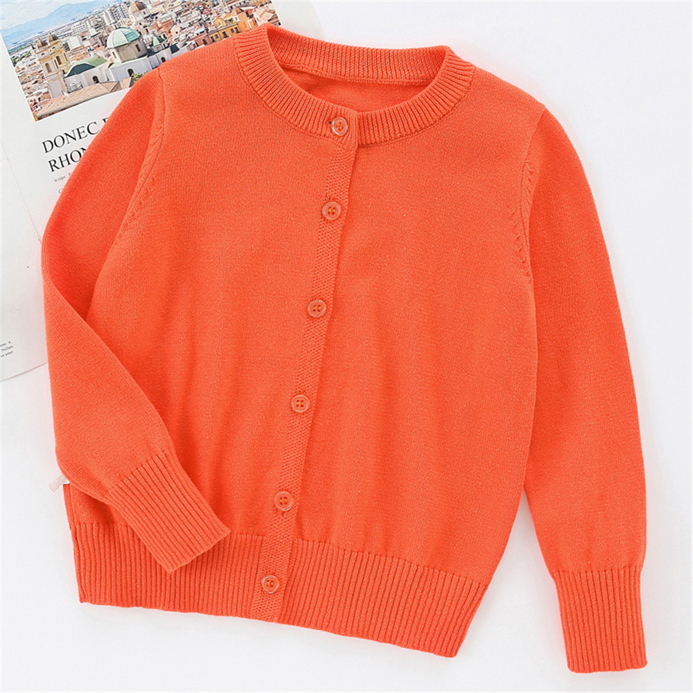 2020 Teenager Clothes School Boys Girls Cardigan Knitted Sweater Children Cardigans Toddler Sweater Long Sleeve Kids Jacket Coat alx