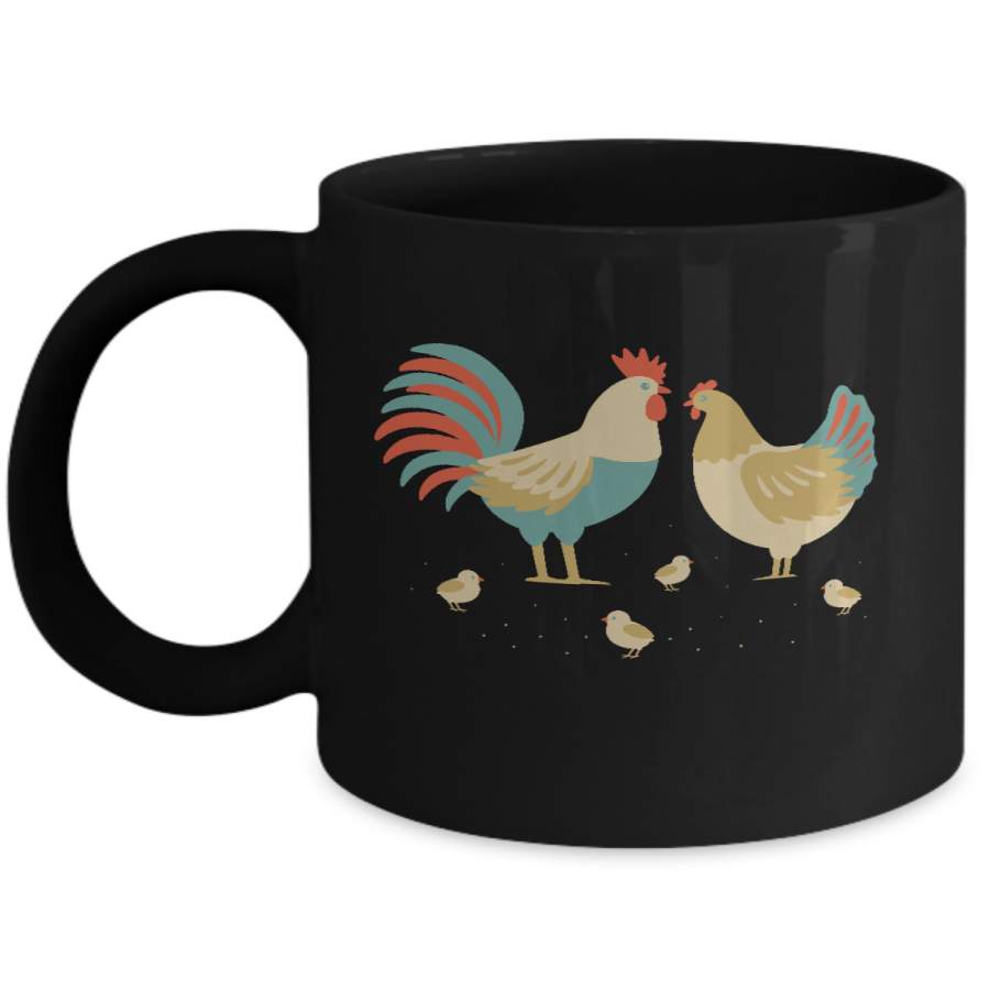 Vintage Retro Chicken Whisperer Poultry Mug