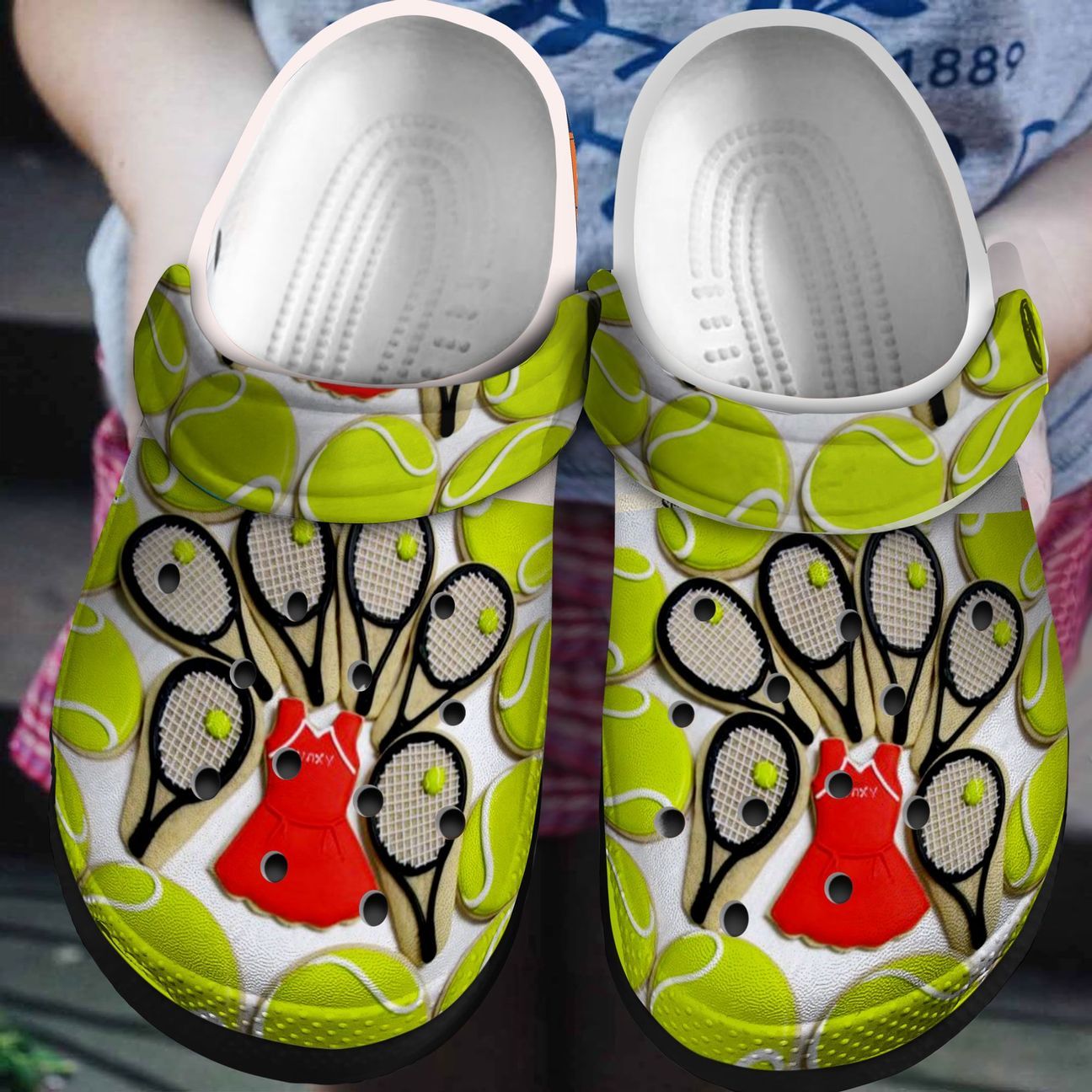 Tennis Personalized Clog, Custom Name, Text, Color, Number Fashion Style For Women, Men, Kid, Print 3D Love Tennis