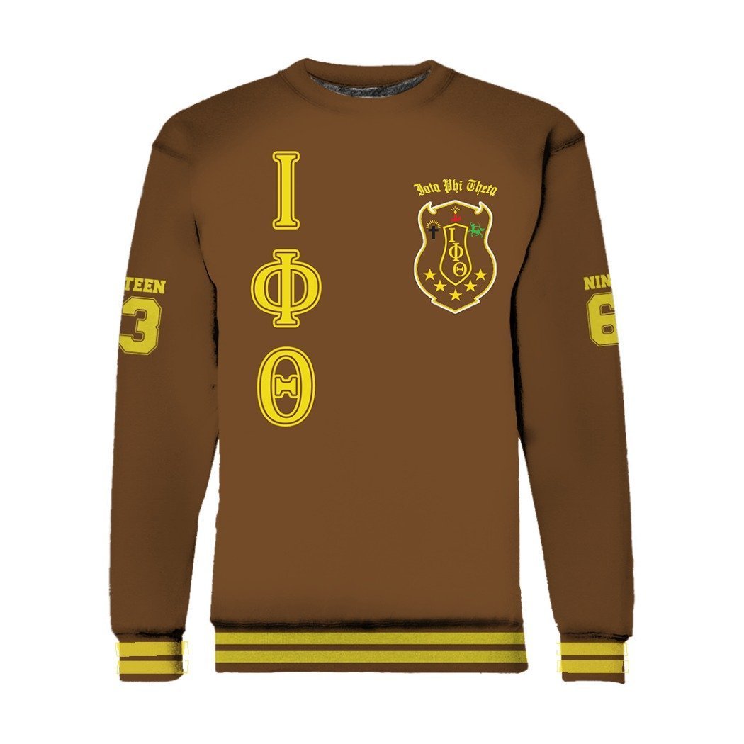 Greek Life Sweatshirt – Iota Phi Theta Triangle Crewneck Sweatshirt