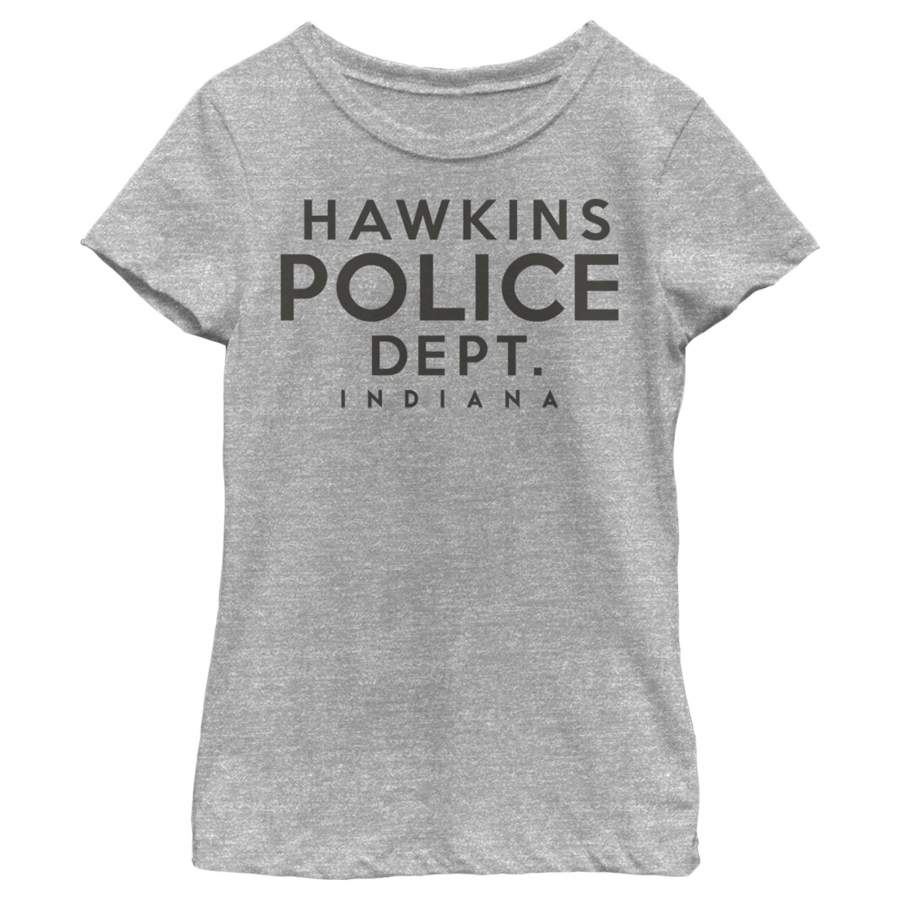 Stranger Things Girl’s Hawkins Police Department  T Shirt