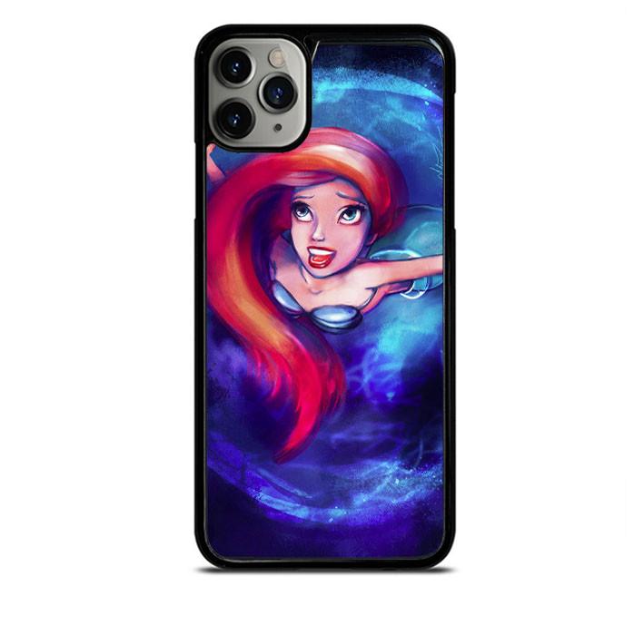 Ariel Little Mermaid Sparkling 3D Case Phone Cases