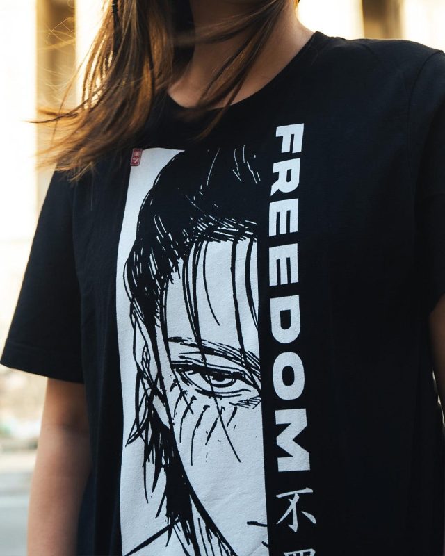 EREN FREEDOM Tshirt, Founders Rumbling, Attack On Titan Anime Tshirt