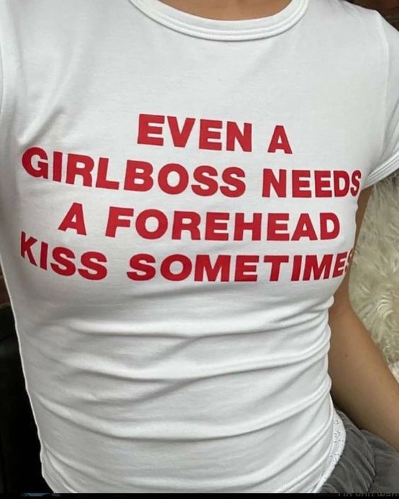 Even A Girlboss Needs A Forehead Kiss Sometimes Shirt, Paris Hilton Shirt, Y2K Meme Shirt, Shirts That Go Hard, 2000’s Y2k, Gen Z Meme Tee