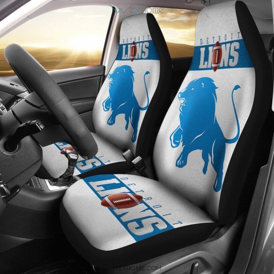 Detroit Lions Football Car Seat Covers | Detroit Lions Simba Fat Lion Seat Covers