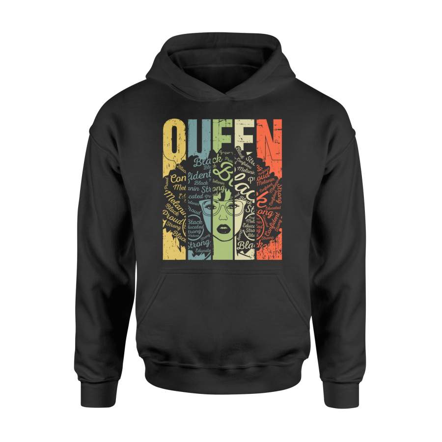 Strong Black Queen African American Tshirt – Standard Hoodie